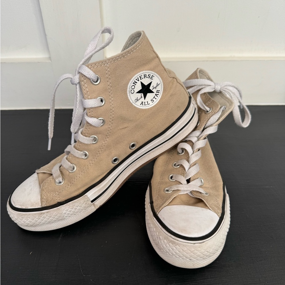 Converse Chuck Taylor All Star Hi Lift Sneaker - Big Kid - Tan